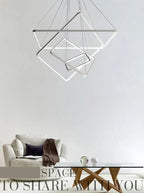 Modern Square Pendant Light DIY Creative Suspension Chandelier ChandeliersLife®