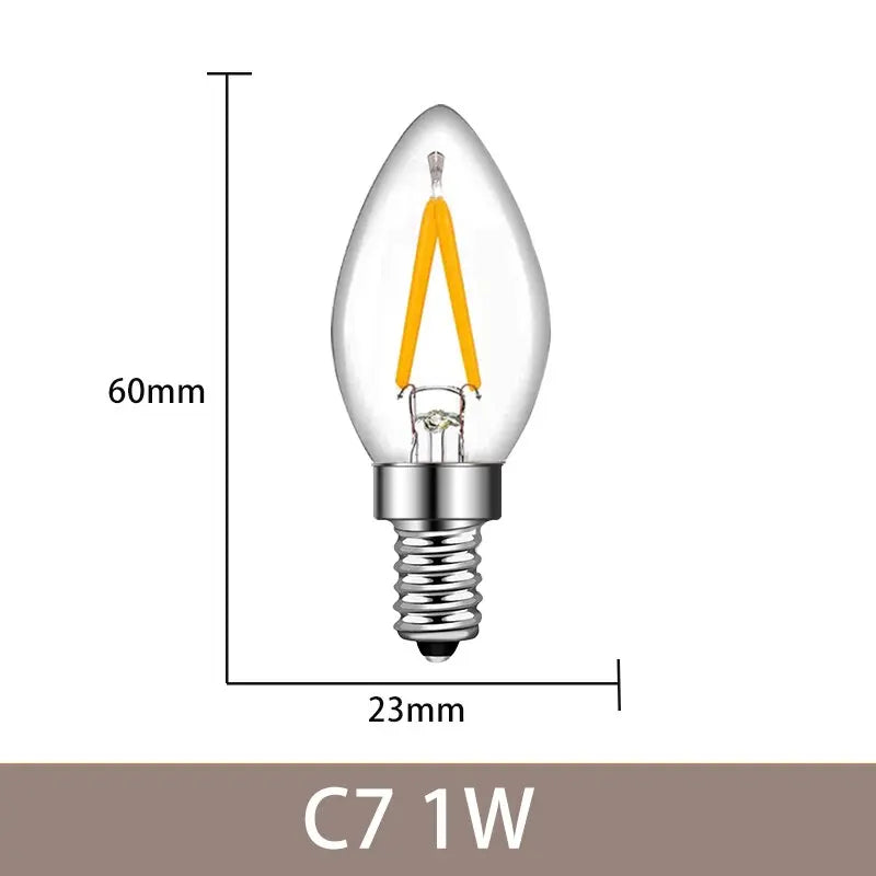 6 Pack Edison Filament Bulbs ChandeliersLife®