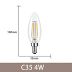 6 Pack Edison Filament Bulbs ChandeliersLife®