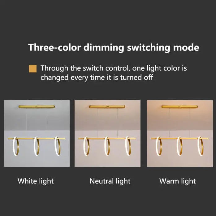 Led Rings Hanging Chandelier ChandeliersLife®