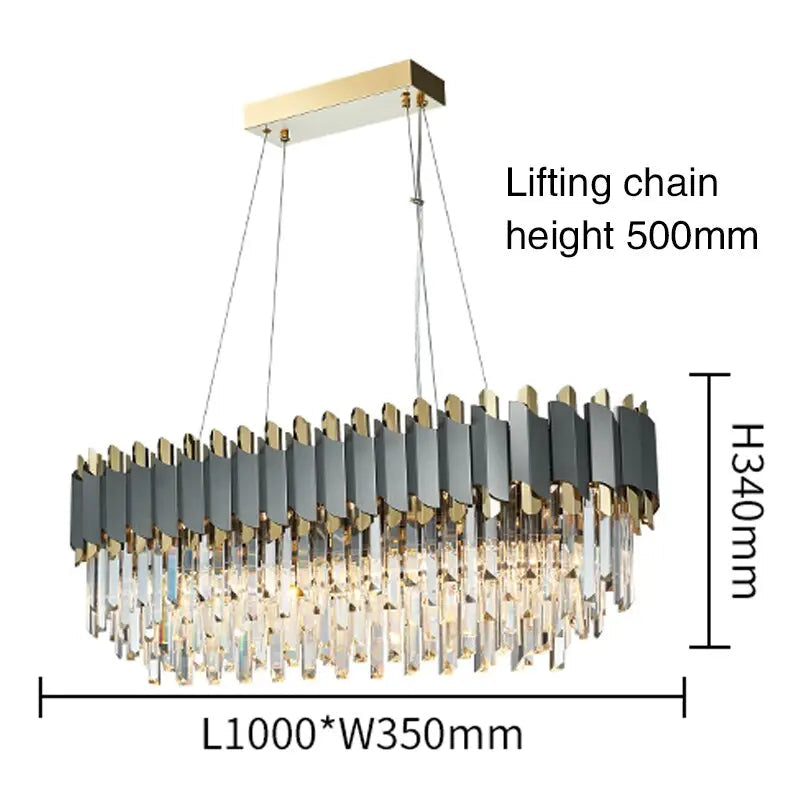 New Modern Crystal Luxury Pendant Chandelier Nordic