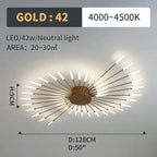 42 Lights Modern Sputnik Ceiling Chandelier ChandeliersLife®
