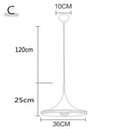 Creative Multicolor Wood Hanging Lamp Nordic