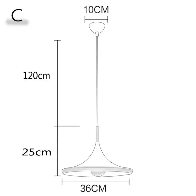 Creative Multicolor Wood Hanging Lamp Nordic