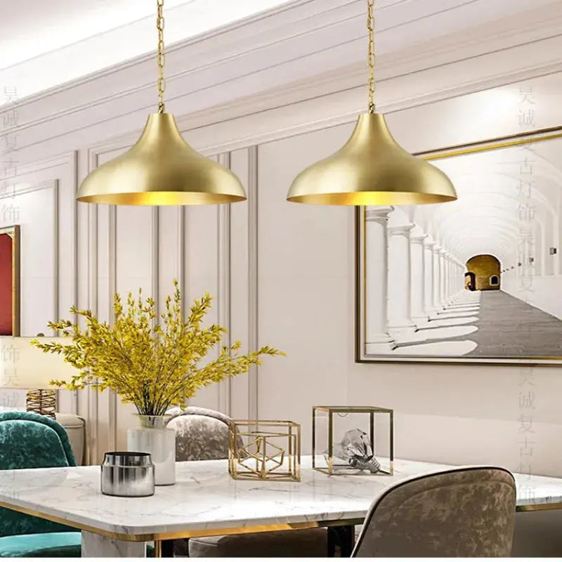 American Brass Pendant Lights ChandeliersLife®