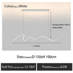 2023 New Nordic Minimalist Strip ChandeliersLife®