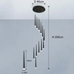 Long Stair Chandelier ChandeliersLife®