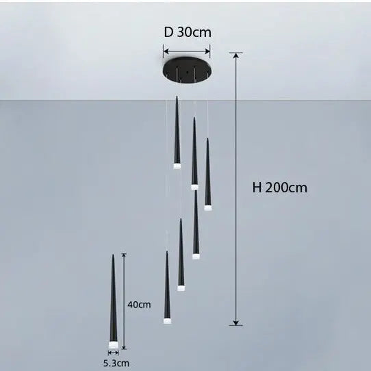 Long Stair Chandelier ChandeliersLife®