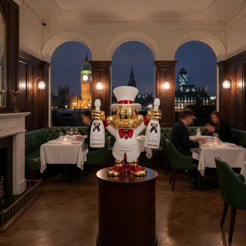 Happy Scrooge Billionaire Duck