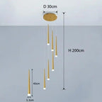 Long Stair Chandelier ChandeliersLife®