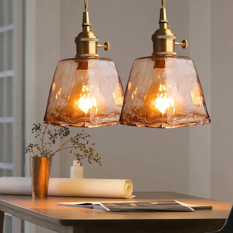 Modern Brass Glass Pendant Lights ChandeliersLife®