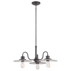 Admiral 3 Light Chandelier Elstead Lighting