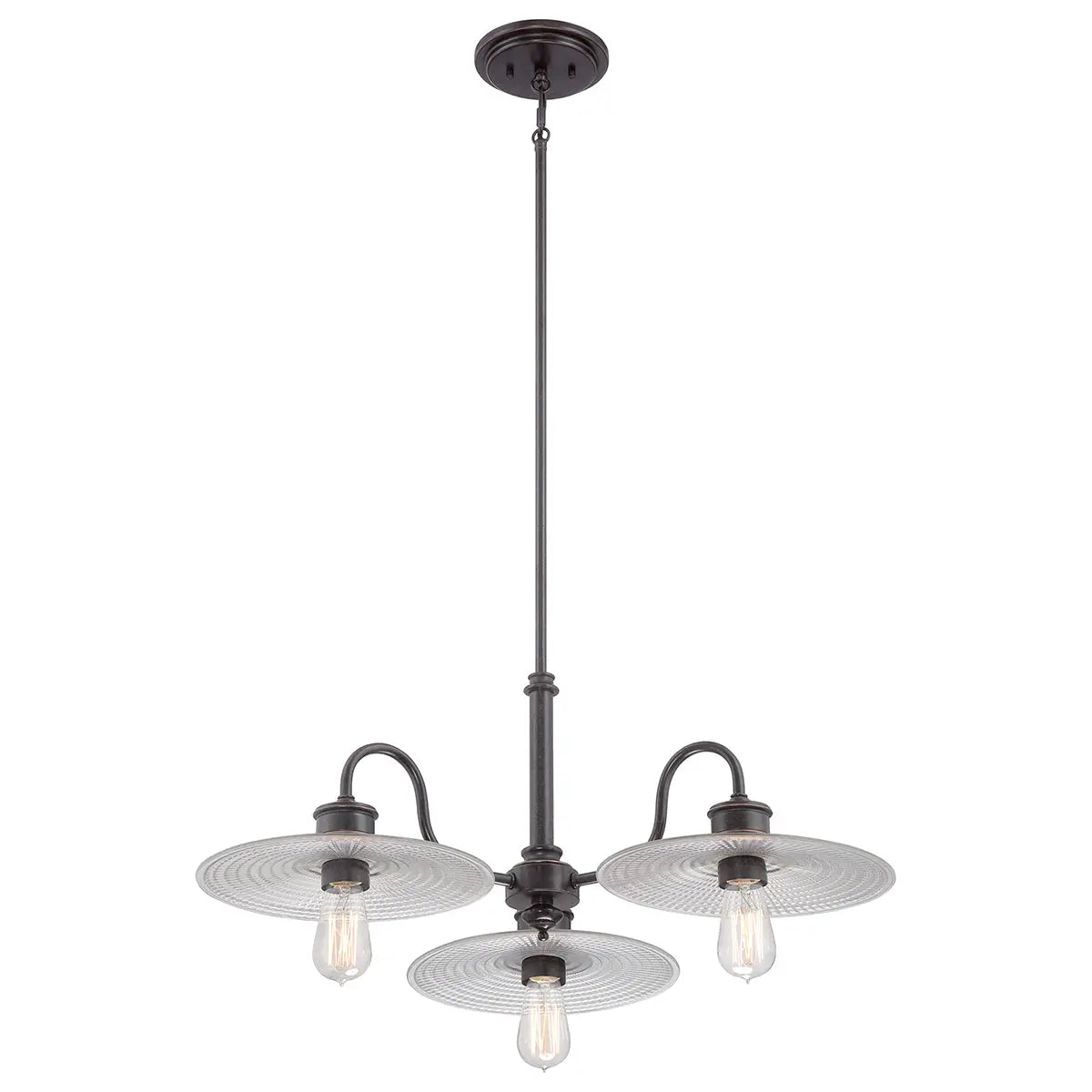 Admiral 3 Light Chandelier Elstead Lighting